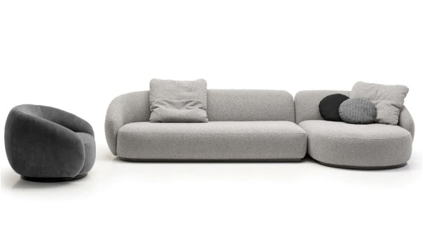 Кутовий диван Шоні Світло-сірий-4