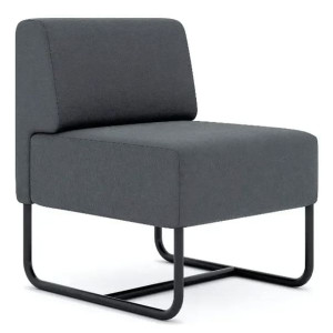 Модульное кресло FLEX Черный замша