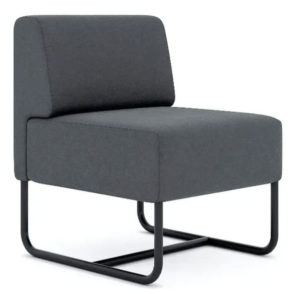 Модульное кресло FLEX Черный замша-0