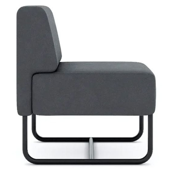 Модульное кресло FLEX Черный замша-2