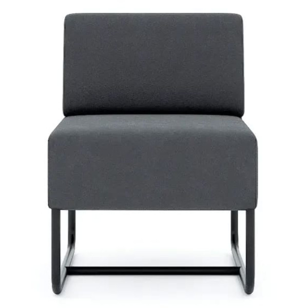 Модульное кресло FLEX Черный замша-1