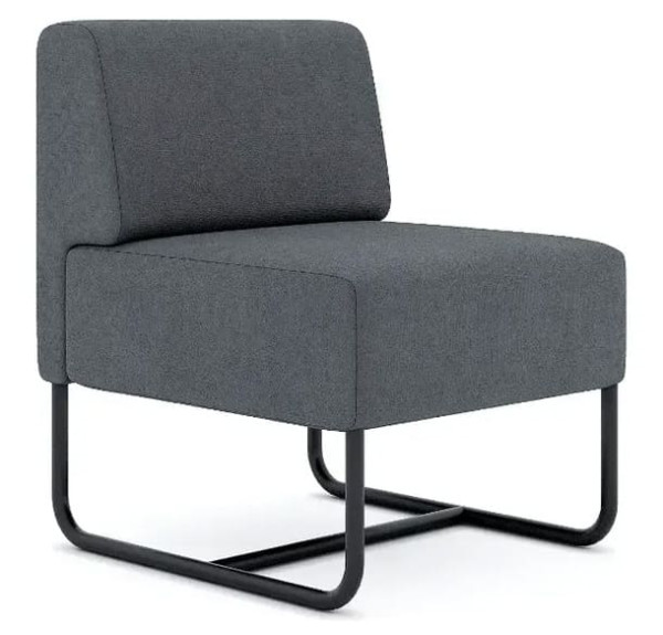 Модульне крісло FLEX Сіро-блакитний тканина-0