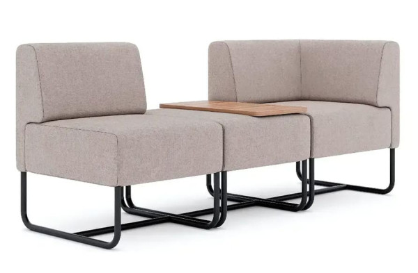 Модульне крісло FLEX Синій замша-4