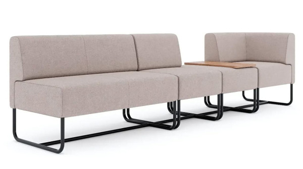 Модульне крісло FLEX Синій замша-6