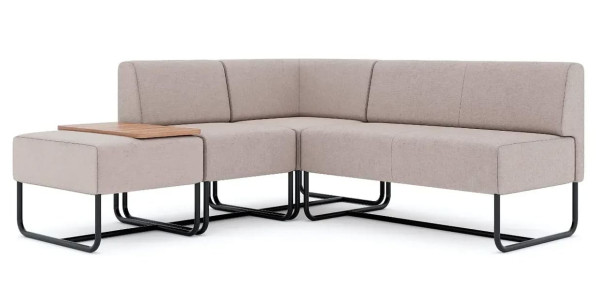 Модульне крісло FLEX Синій замша-5