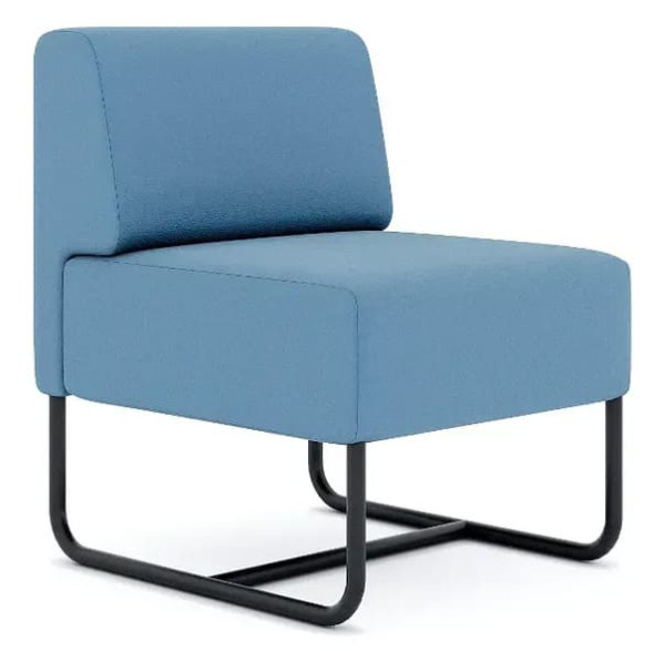 Модульне крісло FLEX Синій замша-0