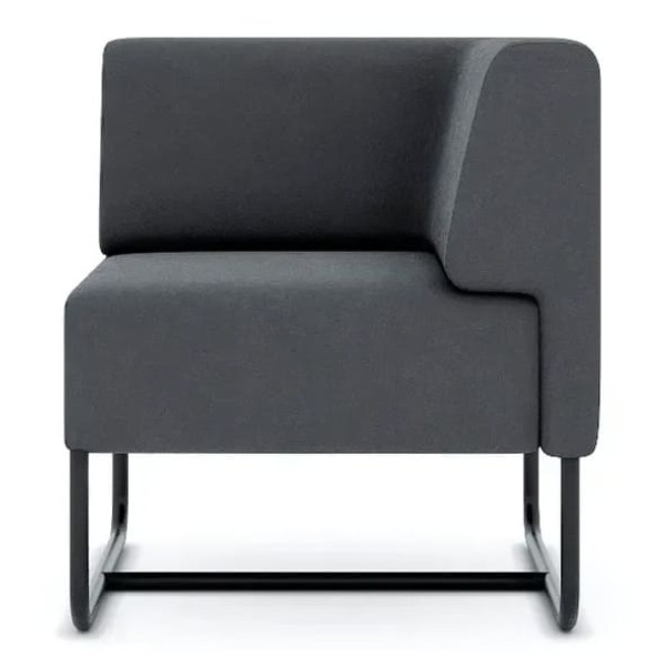 Модульный уголок FLEX Черный замша-2