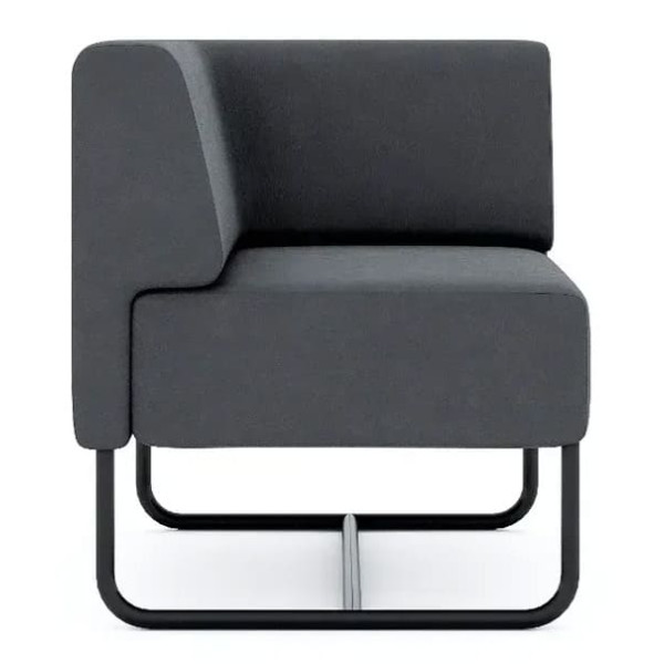 Модульный уголок FLEX Черный замша-1