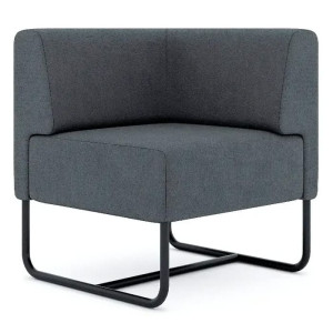 Модульный уголок FLEX Серо-голубой ткань