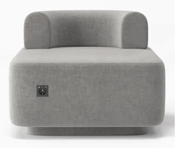 Крісло Plump Світло-сірий-0