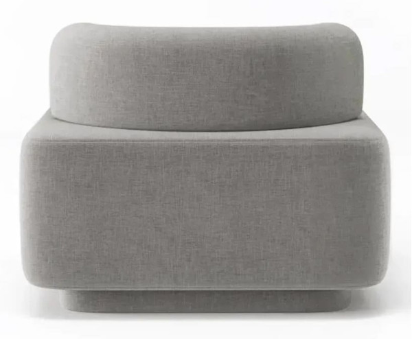 Крісло Plump Світло-сірий-3