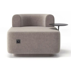 Крісло зі столиком Plump Бежевий