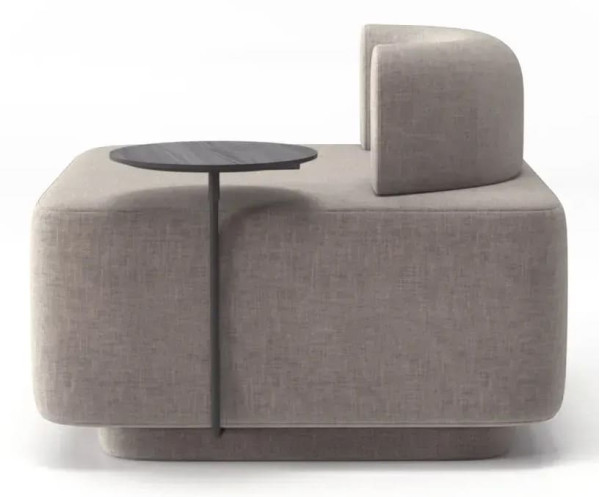 Кресло со столиком Plump Бежевый-2