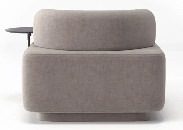 Кресло со столиком Plump Бежевый-3