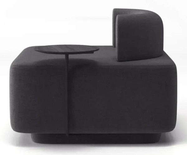 Крісло зі столиком Plump Чорний-2