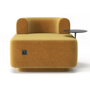 Крісло зі столиком Plump Жовтий