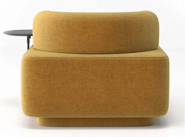 Кресло со столиком Plump Желтый-3