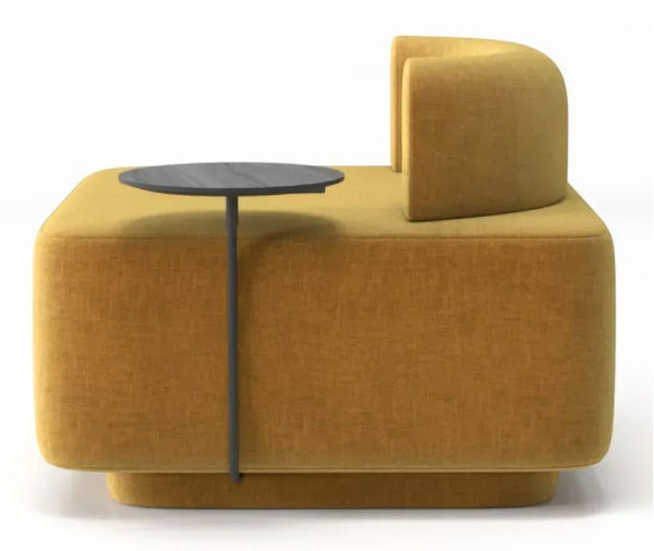 Кресло со столиком Plump Желтый-2