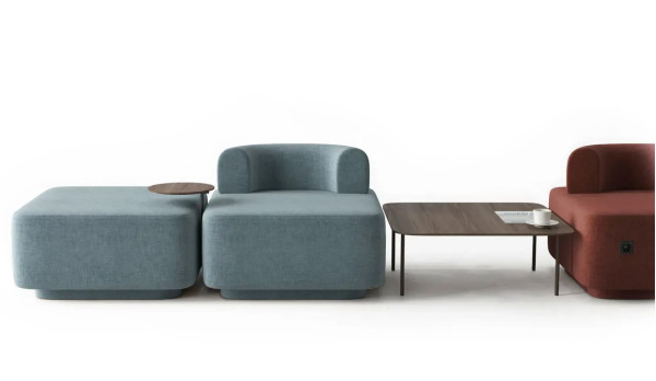 Крісло зі столиком Plump Чорний-6