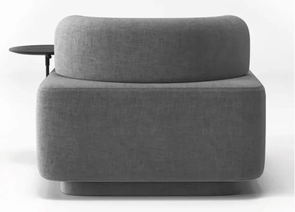 Кресло со столиком Plump Серый-2