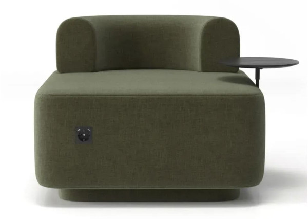 Кресло со столиком Plump Зеленый-0