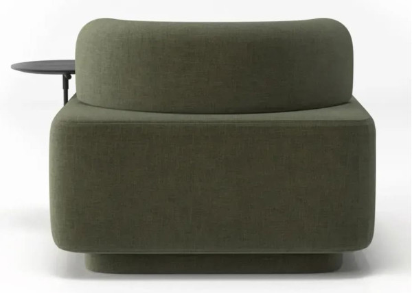 Кресло со столиком Plump Зеленый-3