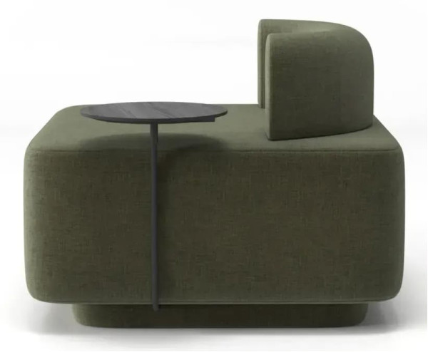 Кресло со столиком Plump Зеленый-2