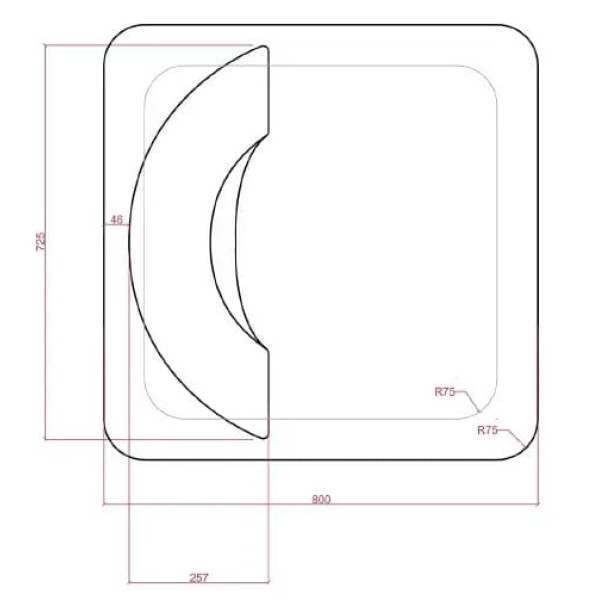 Крісло зі столиком Plump Чорний-9