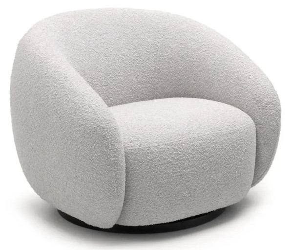 Кресло поворотное Шони Светло-серый-1