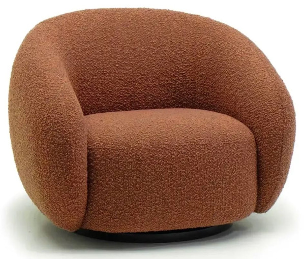 Кресло поворотное Шони Терракотовый-1