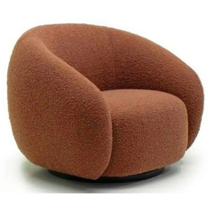 Кресло поворотное Шони Терракотовый