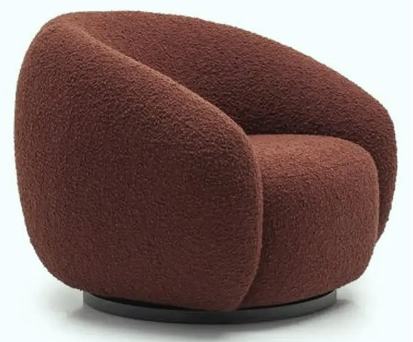 Кресло поворотное Шони Бордовый-1