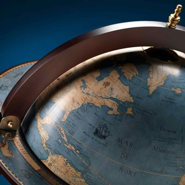 Глобус бар напольный Zoffoli Da Vinci U.020.A Blue Италия-7