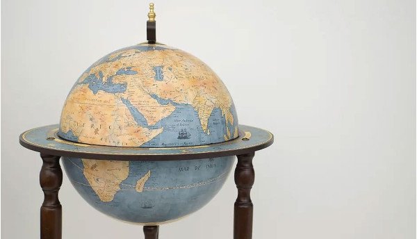 Глобус бар напольный Zoffoli Da Vinci U.020.A Blue Италия-8