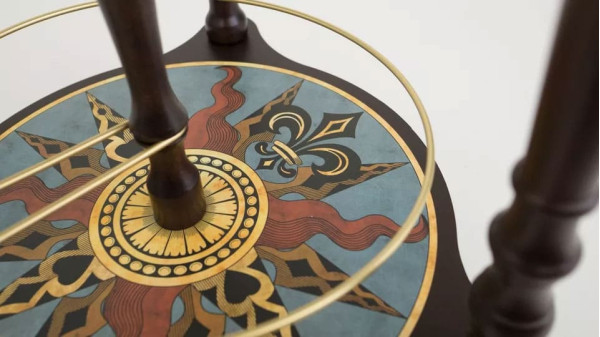 Глобус бар напольный Zoffoli Da Vinci U.020.A Blue Италия-13