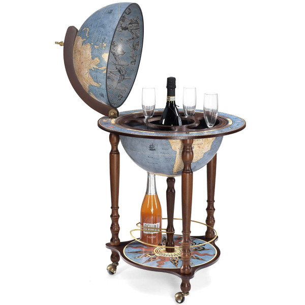 Глобус бар напольный Zoffoli Da Vinci U.020.A Blue Италия-4