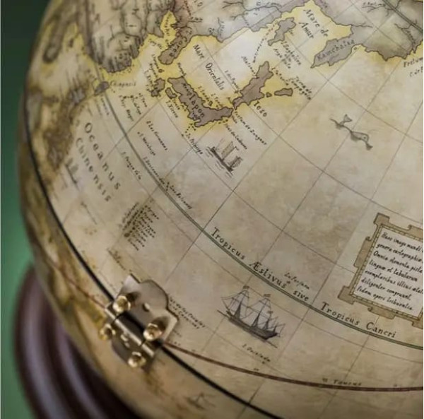 Глобус бар настільний Zoffoli Giove Old White Італія-4