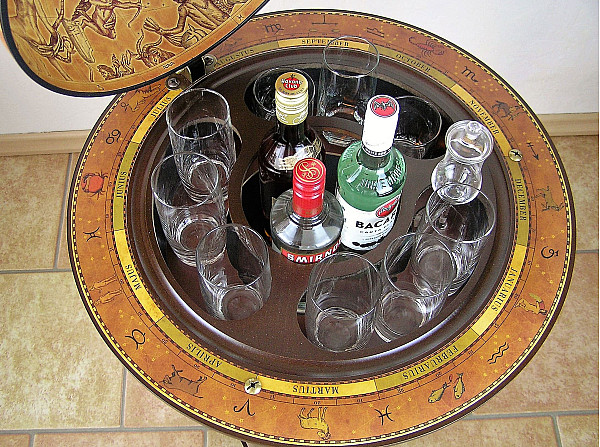 Глобус бар напольный Zoffoli Da Vinci U.020 Италия-7