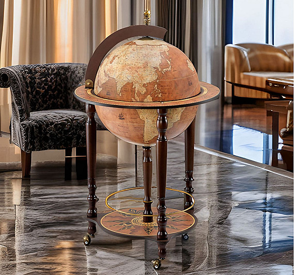 Глобус бар напольный Zoffoli Da Vinci U.020 Италия-1