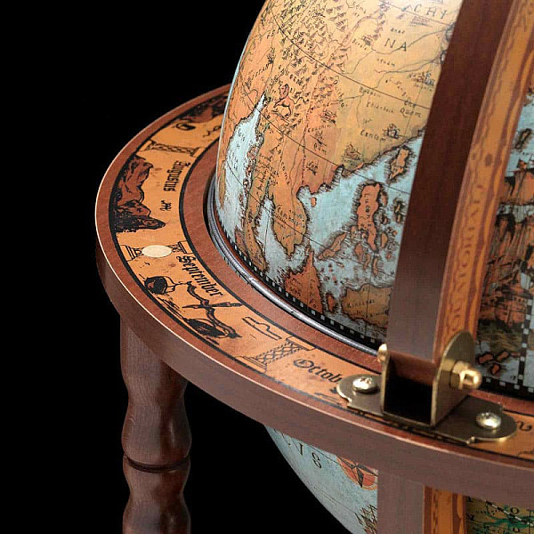 Глобус бар напольный Zoffoli Minerva Blu Ocean Z.31.A Италия-4