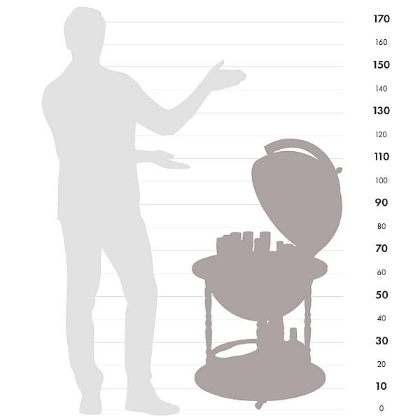 Глобус бар напольный Zoffoli Calipso Z.88.BV Италия-5