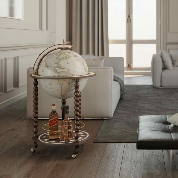 Глобус бар напольный Zoffoli Explora - Old White Z.1010.AV Италия-1