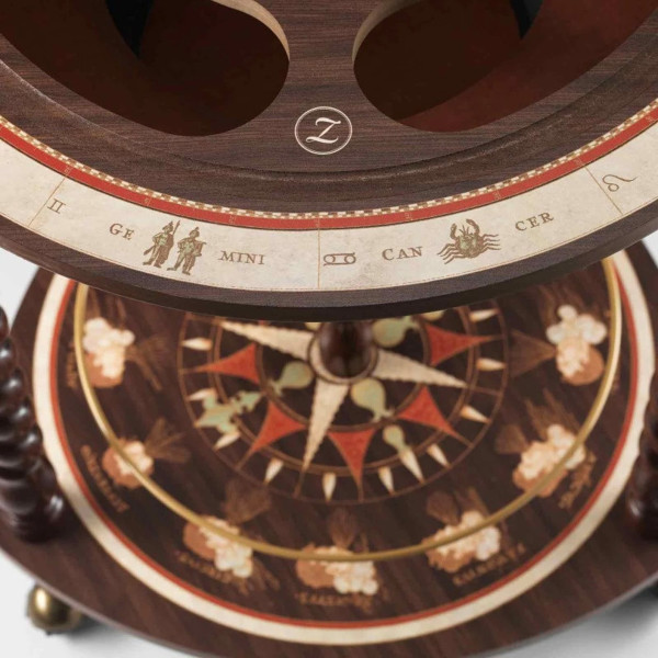 Глобус бар напольный Zoffoli Explora - Old White Z.1010.AV Италия-6