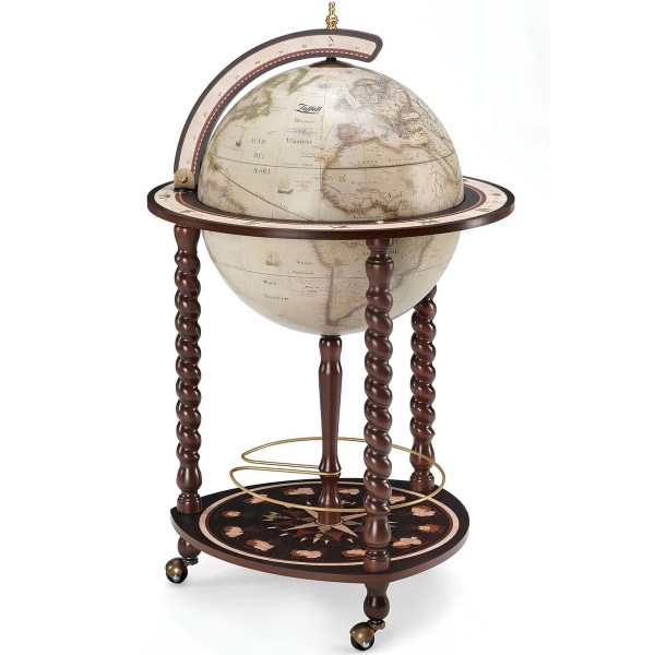 Глобус бар напольный Zoffoli Explora - Old White Z.1010.AV Италия-9