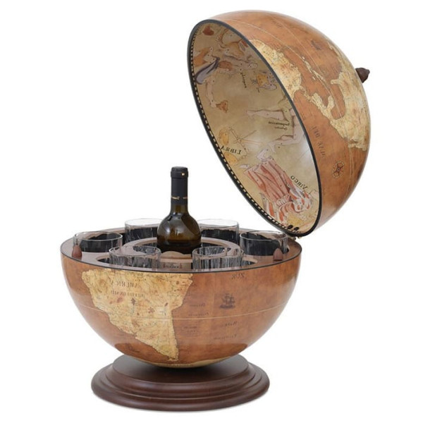 Глобус бар настільний Zoffoli Giove-Rust Італія-1