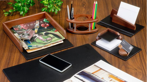 Настольный набор для руководителя Bestar 5 предметов Орех 5152HDX-0