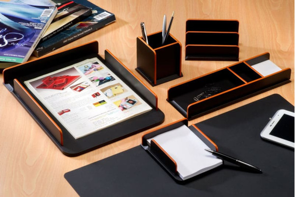 Настольный набор для руководителя Bestar 6 предметов Черный 6117FDB-0