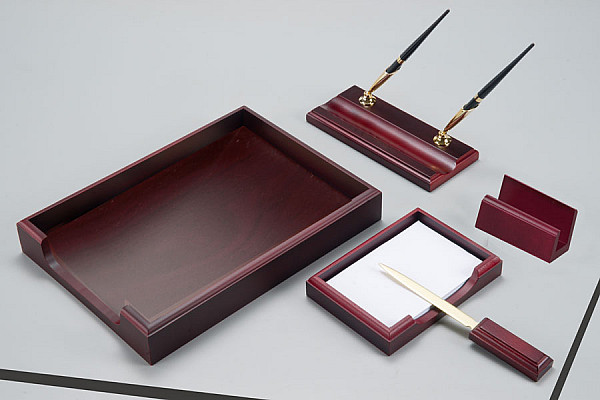 Набор настольный Bestar 5 предметов Красное дерево 5159XDU-1