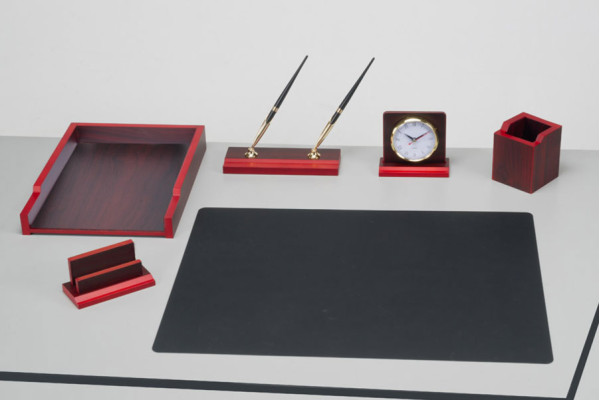 Настольный набор для руководителя Bestar 6 предметов Красное дерево 6133FDU Настольный набор для руководителя Bestar 6 предметов Красное дерево 6133FDU-1