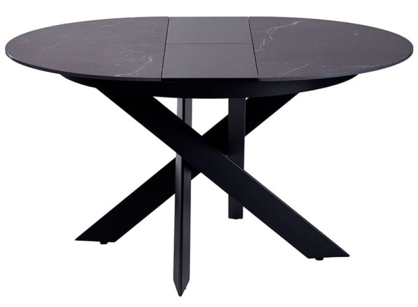 Стіл розкладний обідній Concepto MOON BLACK MARBLE Кераміка-2